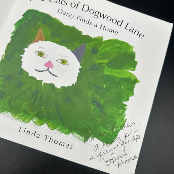 Childrens Book The Cats of Dogwood Lane Linda Thomas Signed Kids Paperback Daisy - Picture 4 of 12
